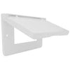 Weatherproof Horizontal GFI Flip Cover, Single Gang, White