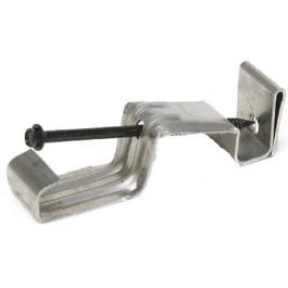 Gutter Hidden Hanger With Screw, 4-In.