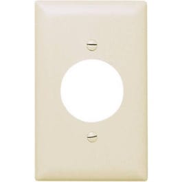 Wall Plate, Single Outlet, Almond Nylon