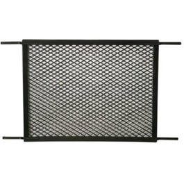 Storm & Screen Door Grille, Black Plastic