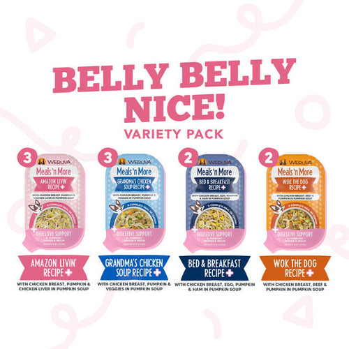 Weruva Meals 'n More Belly Belly Nice! Digestive Support Variety Pack Dog Food