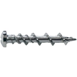 Wall Dogs & Screws, Black, Phillips Head, 1.25-In., 20-Pk.