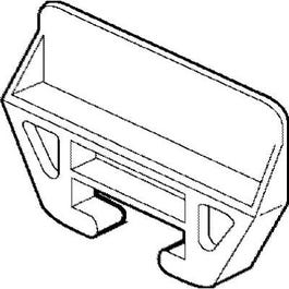 White Polyethelene Drawer Guide