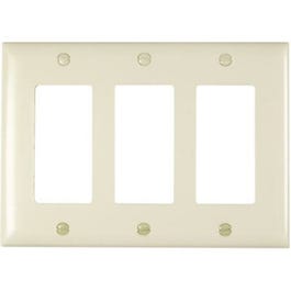 Light Almond 3-Opening Nylon Wall Plate