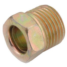 Brass Threaded Inverted Flare Steel Nut, 3/16-In.