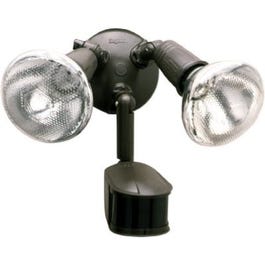 300-Watt Bronze Motion-Activated Outdoor Security Flood Light