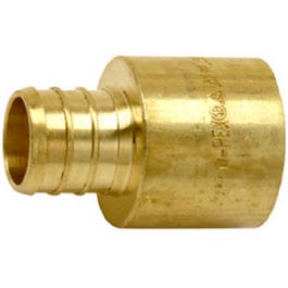 Sweat Adapter, Lead-Free Brass, 3/4 Barb Insert x 3/4-In. FP, 10-Pk.