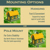 North States Large Green Barn Birdfeeder