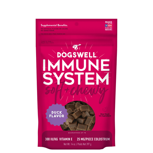 Dogswell Immune System Soft & Chewy Treats, Duck Recipe