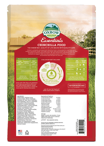 Oxbow Essentials - Chinchilla Food