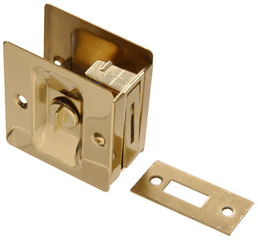 SOLID BRASS POCKET DR LATCH