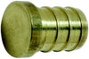 PLUG 3/4 BRASS PEX BARB INSERT