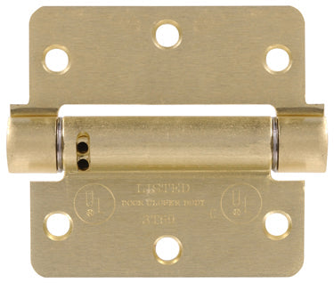 3-1/2  SATIN BRASS RC HINGE