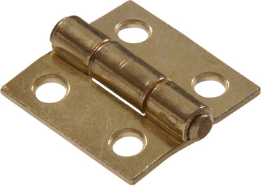 1-1/2  BRASS PLATED LT NARROW HINGE