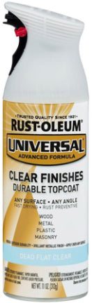 SPRAY PAINT 11 OZ DEAD FLAT CL UNIVERSAL