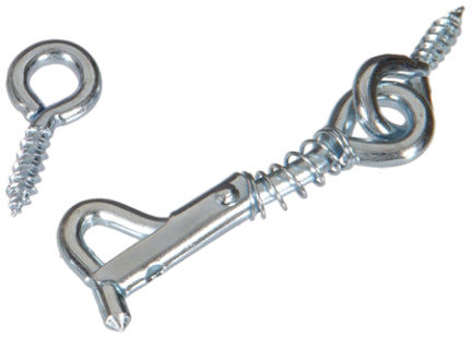 2  ZINC PLATED SFTY HOOK EYE