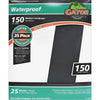 Gator Waterproof 9 In. x 11 In. 150 Grit Medium Sandpaper (25-Pack)