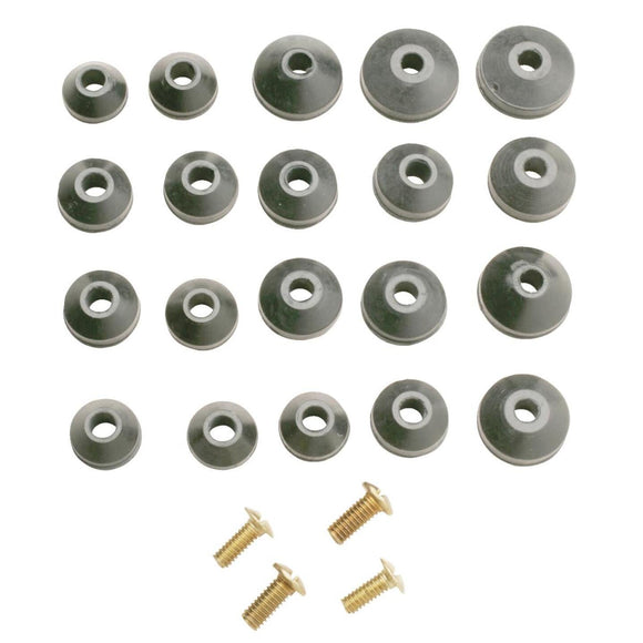 Do it Assorted Black Beveled Faucet Washer (24 Ct.)