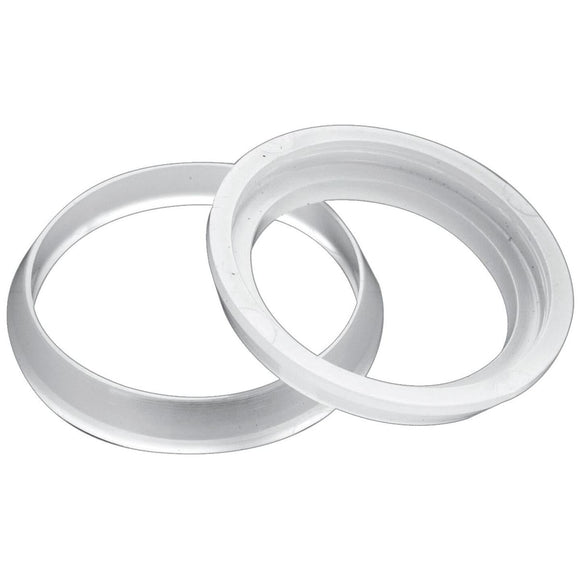 Do it 1-1/4 In. x 1-1/4 In. Clear Poly Slip Joint Washer (2 Pack)