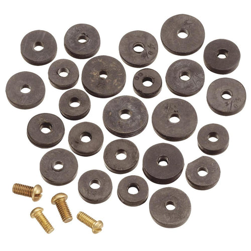 Do it Assorted Black Flat Faucet Washer (20 Ct.)