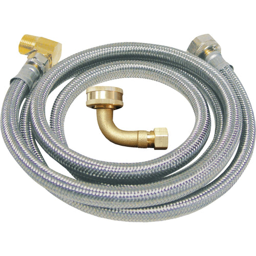 B&K 3/8 In. x 3/8 In. x 48 In. Stainless Steel Dishwasher Connector