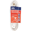 Do it Best 9 Ft. 16/2 White Cube Tap Extension Cord