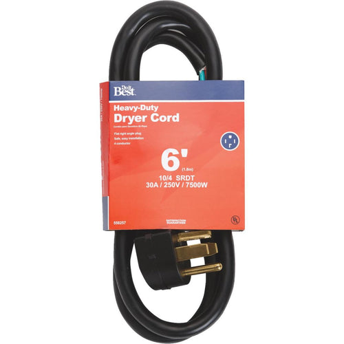 Do it Best 6 Ft. 10/4 30A Dryer Cord