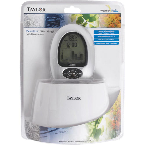 Taylor Wireless Rain Gauge & Thermometer