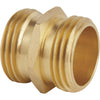 Best Garden 3/4 In. MNH x 3/4 In. MNH Brass Non-Swivel Hose Connector