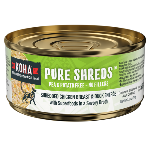 KOHA Cat Pure Shredded Chicken & Duck 2.8oz