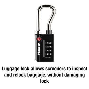 Master Lock TSA-Approved Luggage Lock