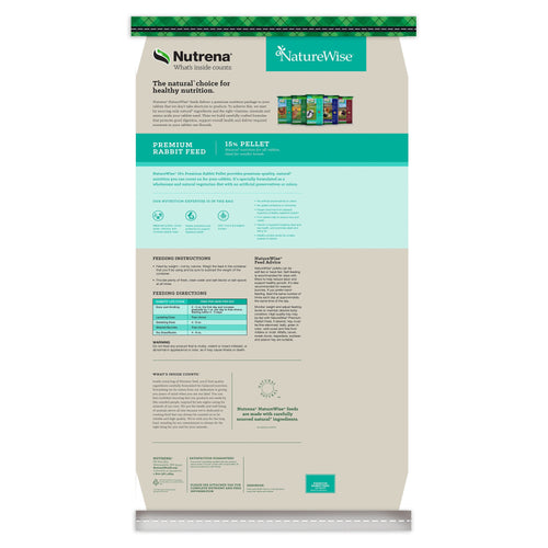 Nutrena® NatureWise® 15% Premium Rabbit Feed