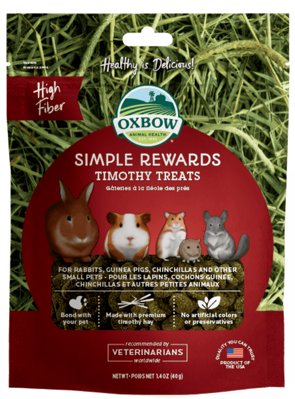 Oxbow Simple Rewards Timothy Treats