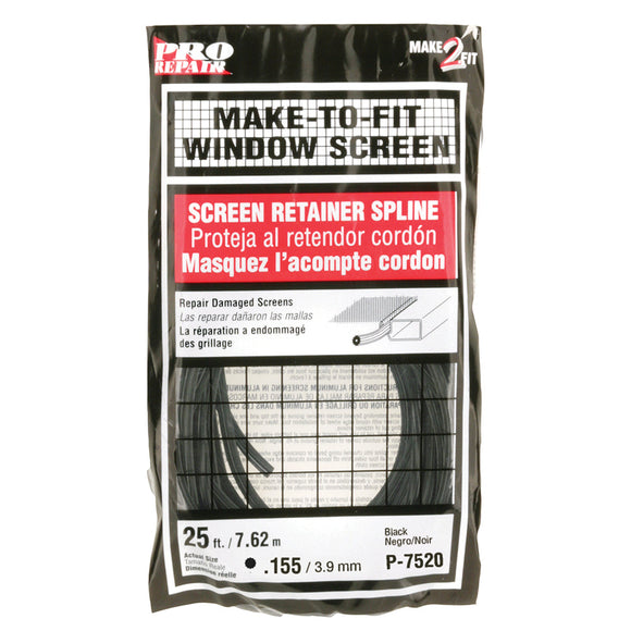 Prime-Line Screen Retainer Vinyl Spline .155