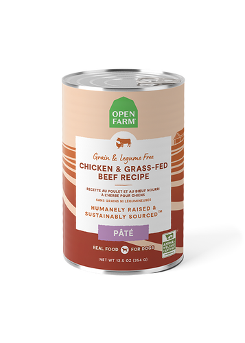 Open Farm Chicken & Grass-Fed Beef Pâté for Dogs