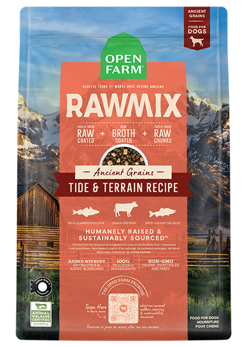 Open Farm Tide & Terrain Ancient Grains Rawmix for Dogs