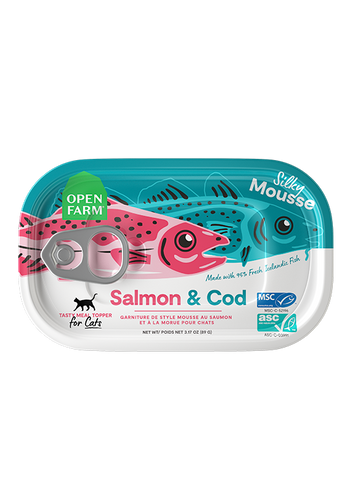 Open Farm Salmon & Cod Topper for Cats