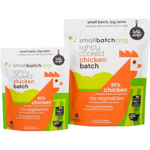 Smallbatch Chickenbatch Lightly Cooked Dog Food