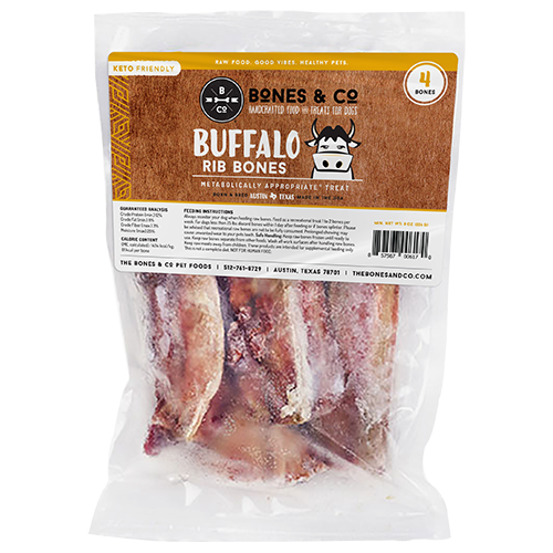 Bones & Co. Frozen Buffalo Rib Bones