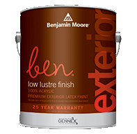 Benjamin Ben Waterborne Exterior Paint - Low Lustre