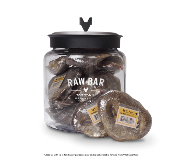 Vital Essentials Raw Bar Freeze Dried Raw Pig Snouts Dog Snacks