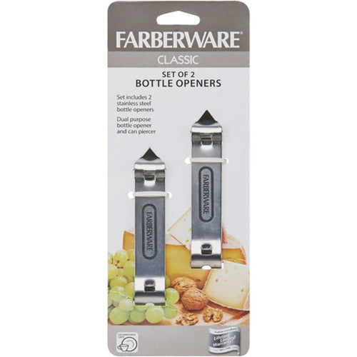 Farberware Stainless Steel Bottle Openers (2 Count)