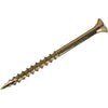 Grip-Rite #9 x 3 In. Flat Head Star Gold Construction Wood Screw (392 Ct., 5 Lb.)