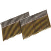 Grip-Rite 28 Degree Wire Weld Bright Ring Shank Clipped Head Framing Stick Nail, 2-3/8 In. x .113 In. (2500 Ct.)