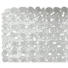 InterDesign Pebblz 13.75 In. x 26.50 In. Clear Bath Mat