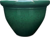 PLANTER 12 I N GREEN RESIN W/SPECKLE