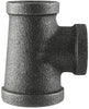 RT-341234 TEE 3/4X1/2X3/4 BLACK REDUCE