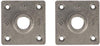 SQFL-34-2 SQUARE FLANGE 3/4 IN BLACK