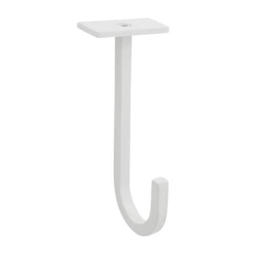 National Hardware Long Ceiling Hook 5-in, White