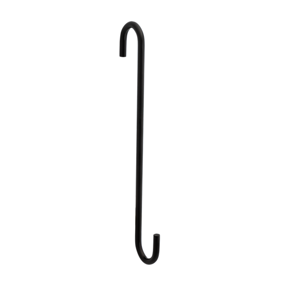 National Hardware Modern S Hook Large 8-in, Black